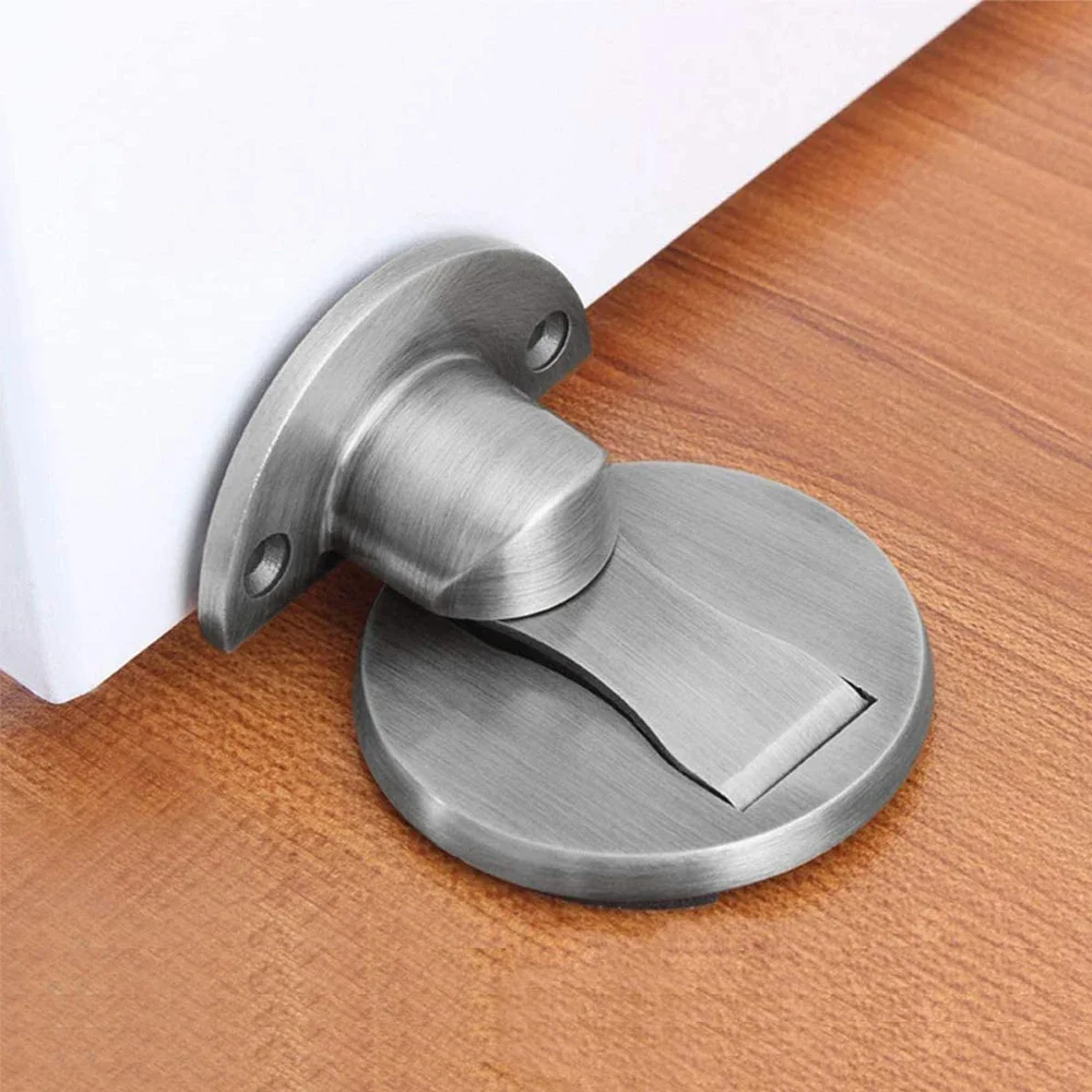 Magnetische Bodentürstopper-Halterung, unsichtbare Türstopper, robuster, selbstklebender Wandschutz für Türstopper zu Hause, Schlafzimmer