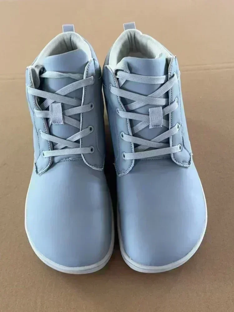 Zzfaber adulto botas descalças inverno tornozelo sapatos quentes para mulheres homens ao ar livre botas de neve minimalistas botas de inverno confortáveis