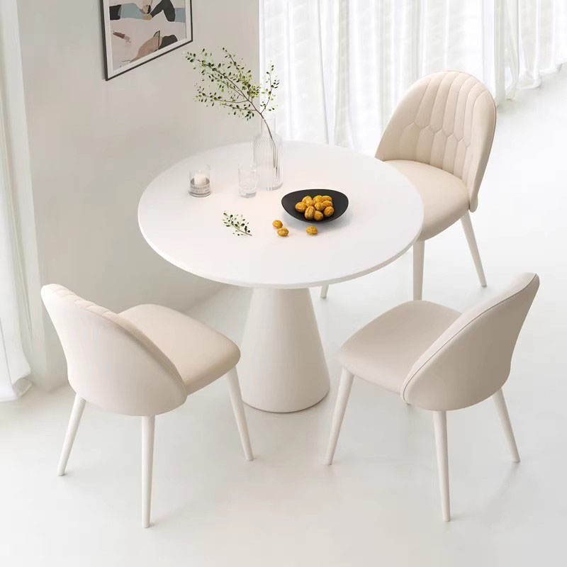 Conjunto de mesa de café nórdica, Mesa de café redonda, Mobília doméstica, Design de canto moderno, Mobília móvel