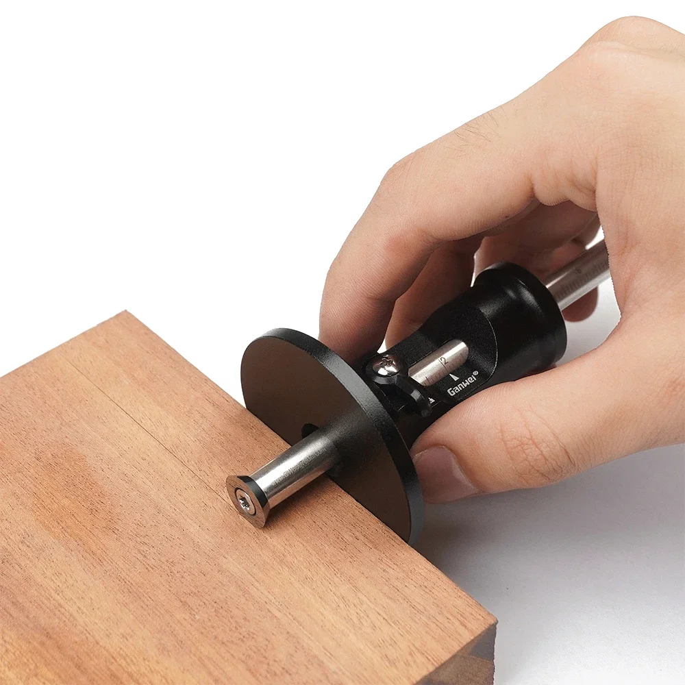 Dovetail Jig Wheel Marking Gauge Tool Set Woodworking Scriber Aluminum Alloy Linear Drawing Mortise Measuring Ruler
