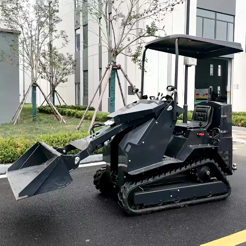 Customized CE/EPA 360 480 CE/EPA/Euro5 Crawler Front End High Quality Small Loading Transporter Crawler Mini Skid Loader