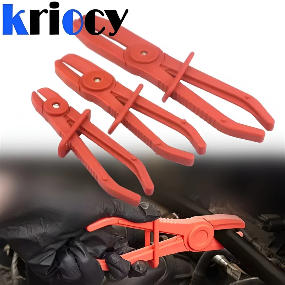 3 stücke Nylon Schlauch Klemme Werkzeug Set Bremse Kraftstoff Wasser Linie Klemme Zange Hände Frei Werkzeug Auto Reparatur Werkzeuge Schlauch zangen Hand Werkzeug Sets