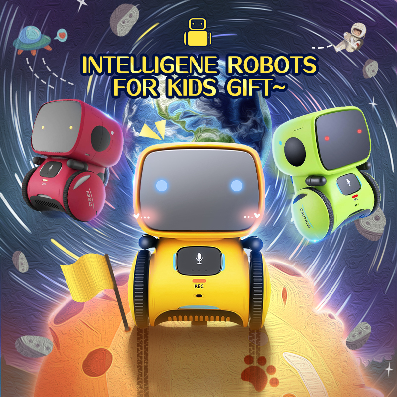 Spielzeugroboter, Sprachsteuerung, interaktiver Roboter, süßes Spielzeug, intelligenter Roboter für Kinder, Tanz, Sprachbefehl, Touch-Control-Spielzeug, Geburtstagsgeschenke
