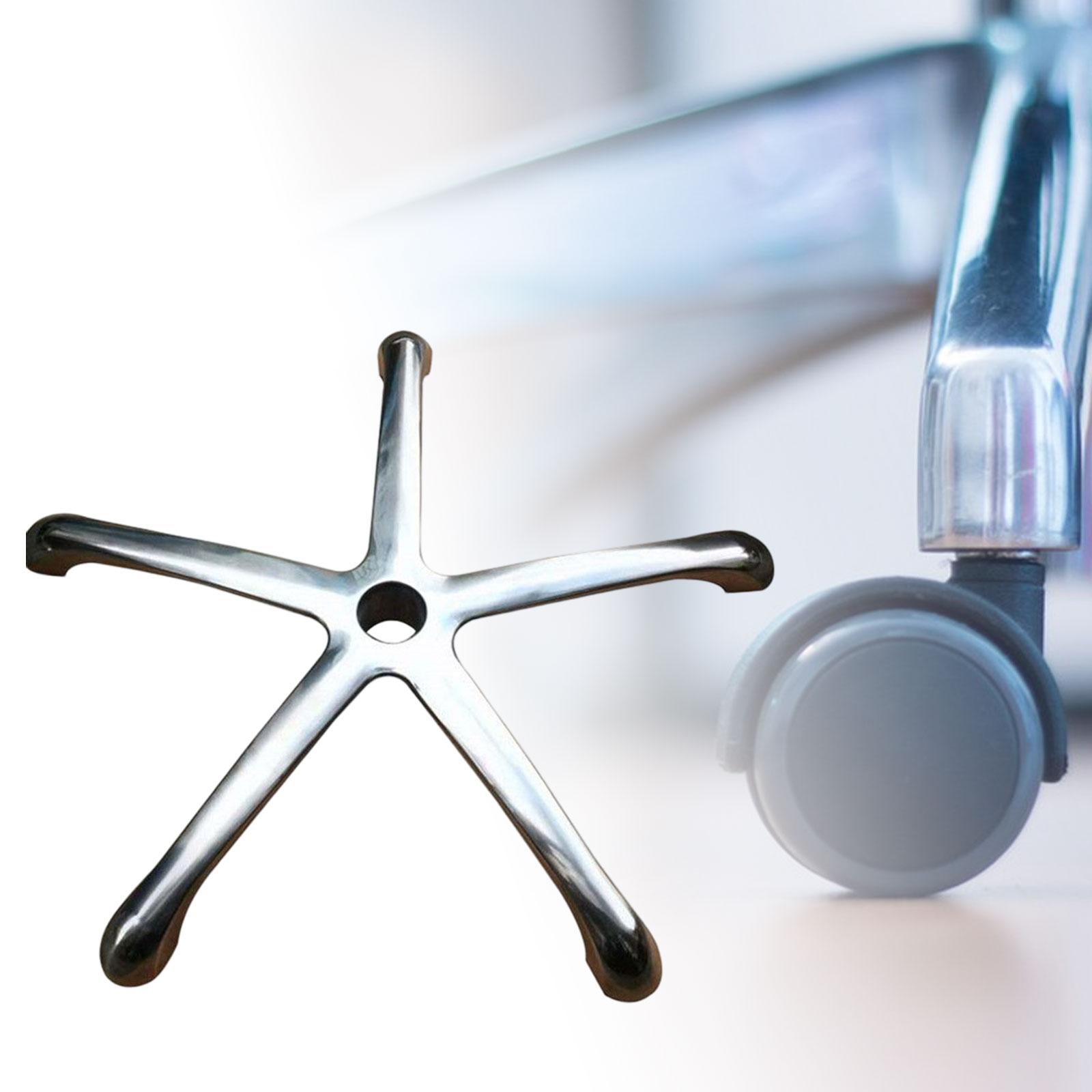 Base de silla de oficina giratoria Universal, silla de escritorio de aleación de aluminio, resistente, para sala de reuniones, barbería