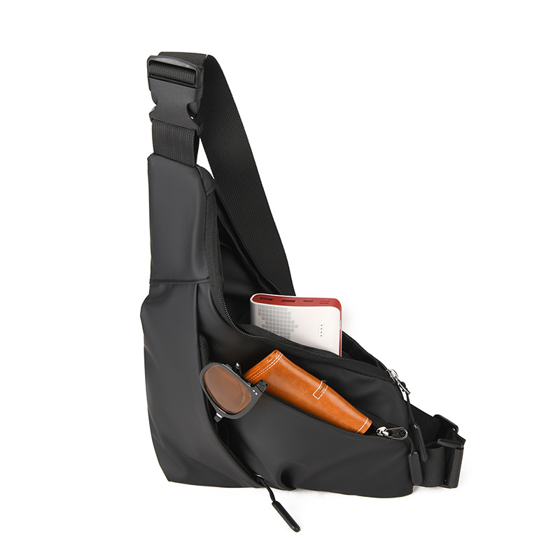 Nuova borsa sportiva sul petto, borsa per pistola aderente antifurto, borsa triangolare per ciclismo all'aperto, borsa casual unisex, borsa a tracolla