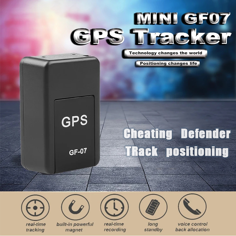 미니 GF-07 GPS 추적기, 자동차 자전거, 자전거, 애완 동물, 어린이 실시간 추적 포지셔너, 강력한 자석 분실 방지 로케이터