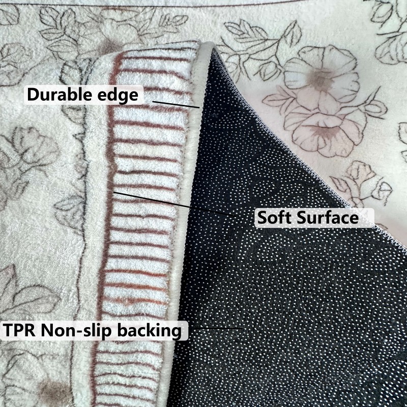 VIKAMA Funny Dollar Lettuce Carpet Bedroom Entryway Living Room Decorative Carpet Home Decorative Carpet