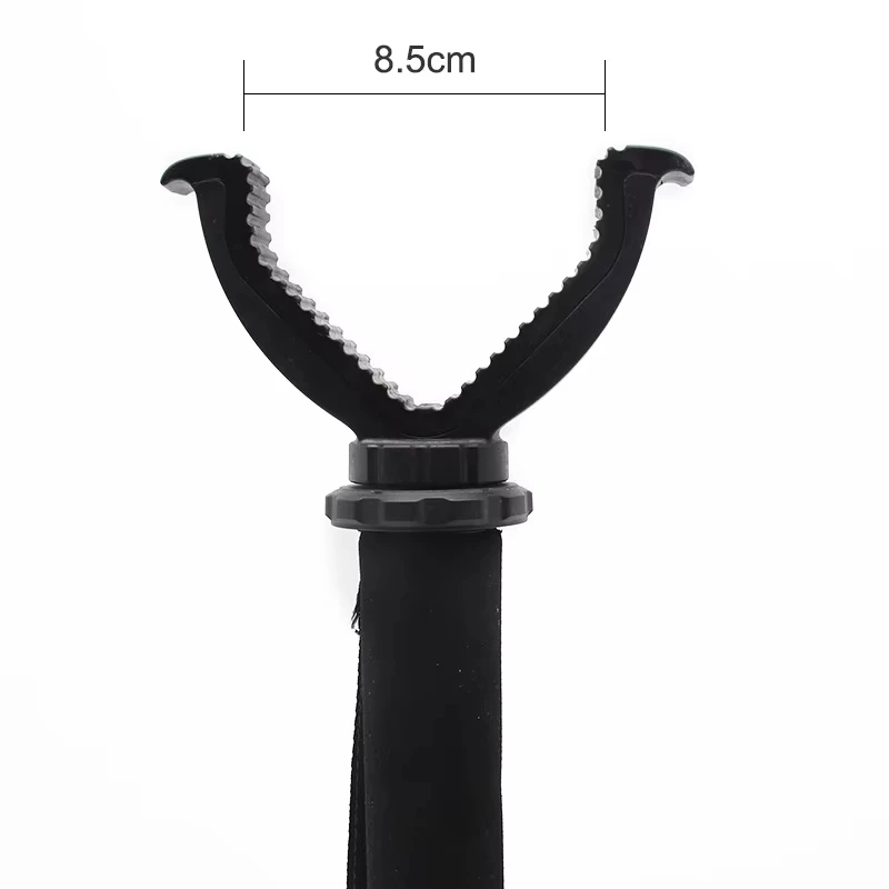 อลูมิเนียมการล่าสัตว์อุปกรณ์เสริม V รูปหมุน Yoke Monopod Telescopic ยิง Stick การล่าสัตว์ Stick
