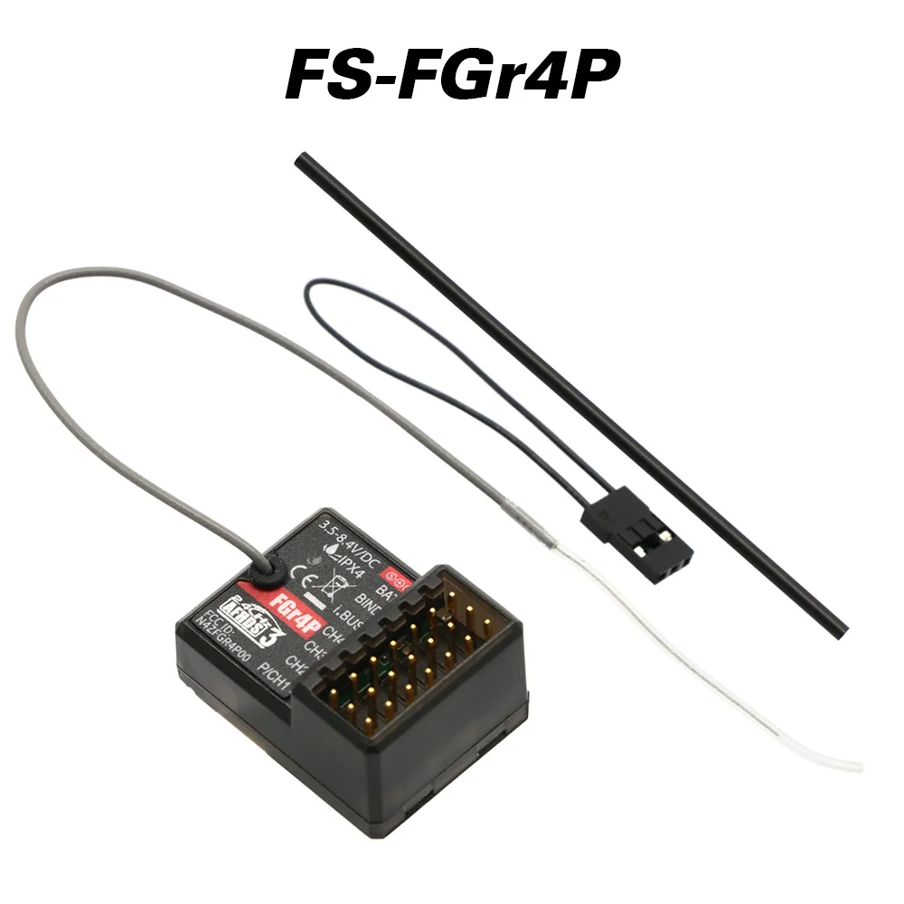Flysky FGR4 FGR4S FGR4P built-in Single Antenna Bidirectional Receiver PPM/IBUS/PWM For Flysky FS-NB4 Remote Control Components