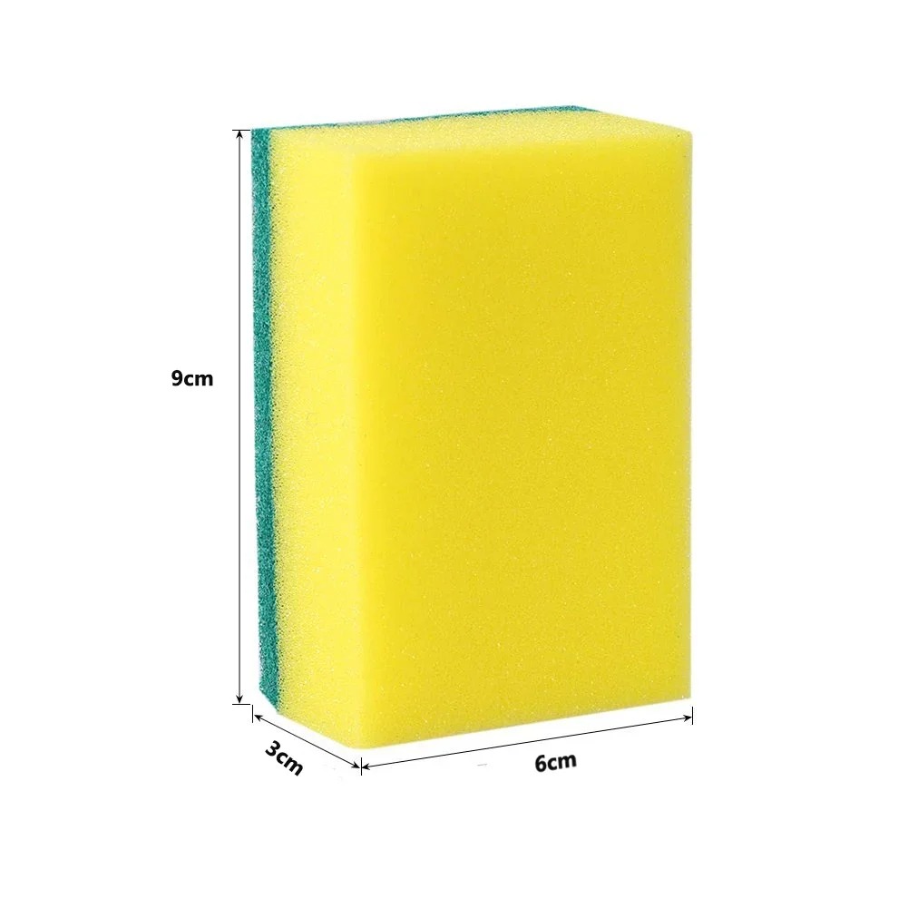 Esponja de limpeza para lavar louça, 20 peças, remoção de pote, banheiro, multiuso, absorvente