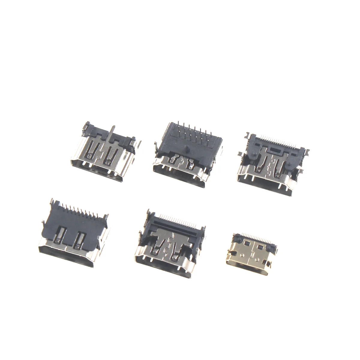 Hdmi-オスプラグ付きメスコネクタ,オスプラグ用,19ピン,20p,HDMI修理用,PCBマザーボード,DIY,20個