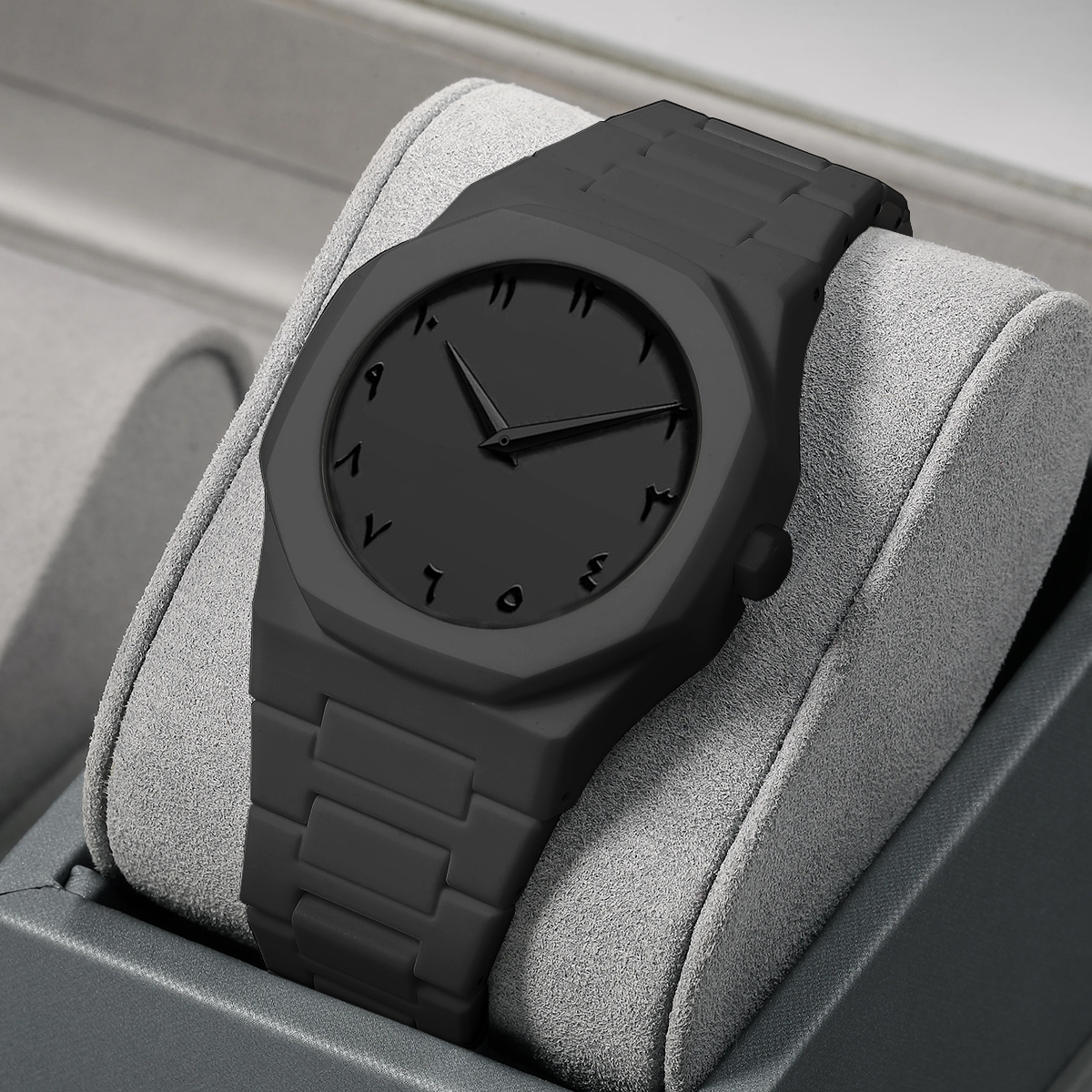 2025 Nouvelle montre de sport et de loisirs créative simple et moderne Design créatif mouvement à quartz étanche montres énergétiques cadeau pour hommes