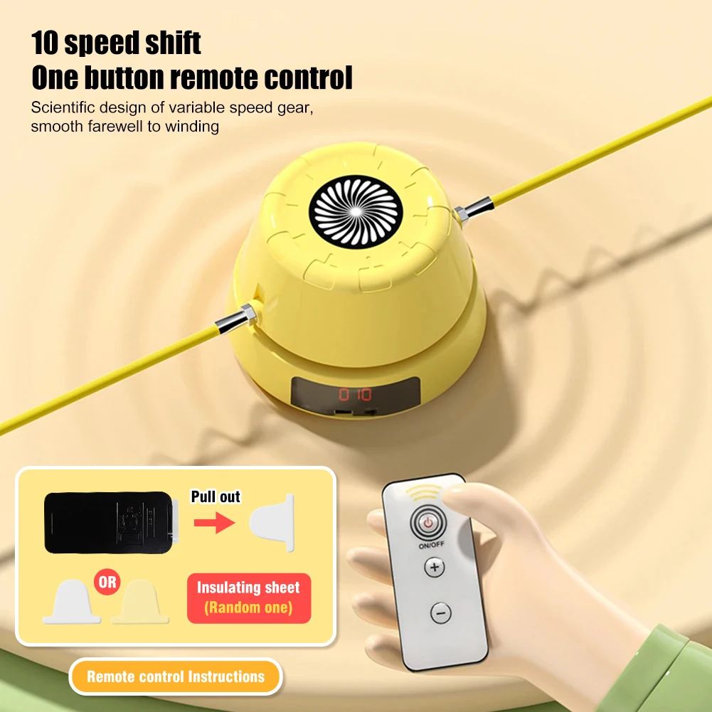 Elektrische Springseil Maschine Fernbedienung Digitale Zählen Springseil Smart Automatische Kind Erwachsene Workout Training Fitness Spielzeug