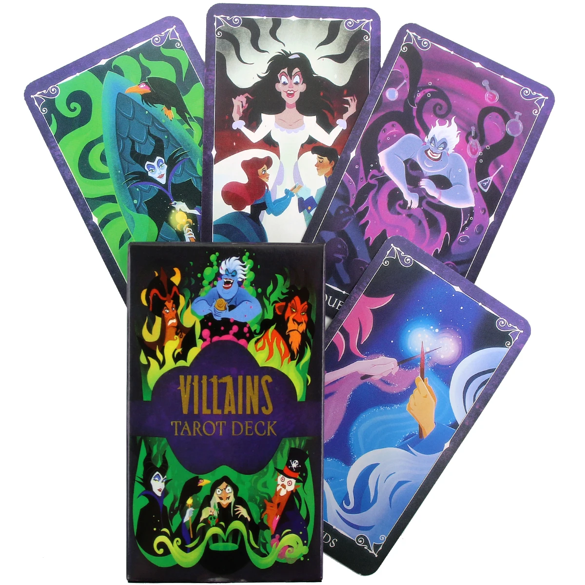 Baralhos de tarô vilões, jogos de tabuleiro de adivinhação de alta qualidade, jogos de entretenimento para festas, jogo de cartas ocultas