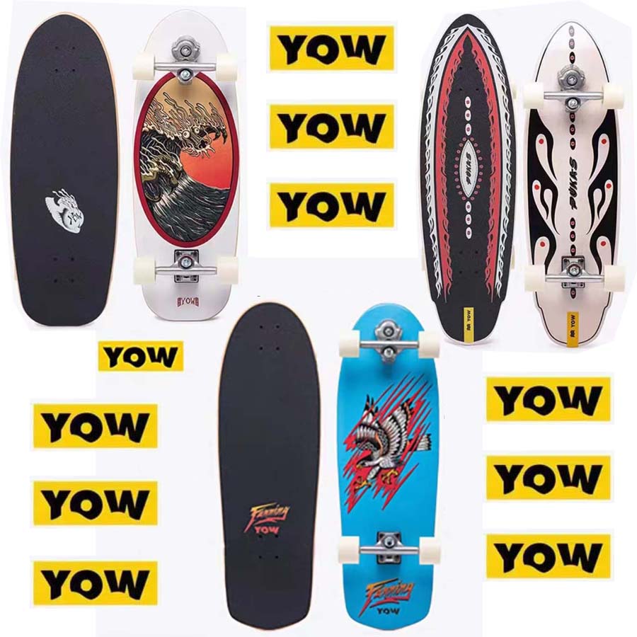 Komplety YOW do deskorolek do surfingu lądowego, dobrej jakości, z systemem sprężyn, z łożyskami i narzędziem do kół samochodów ciężarowych