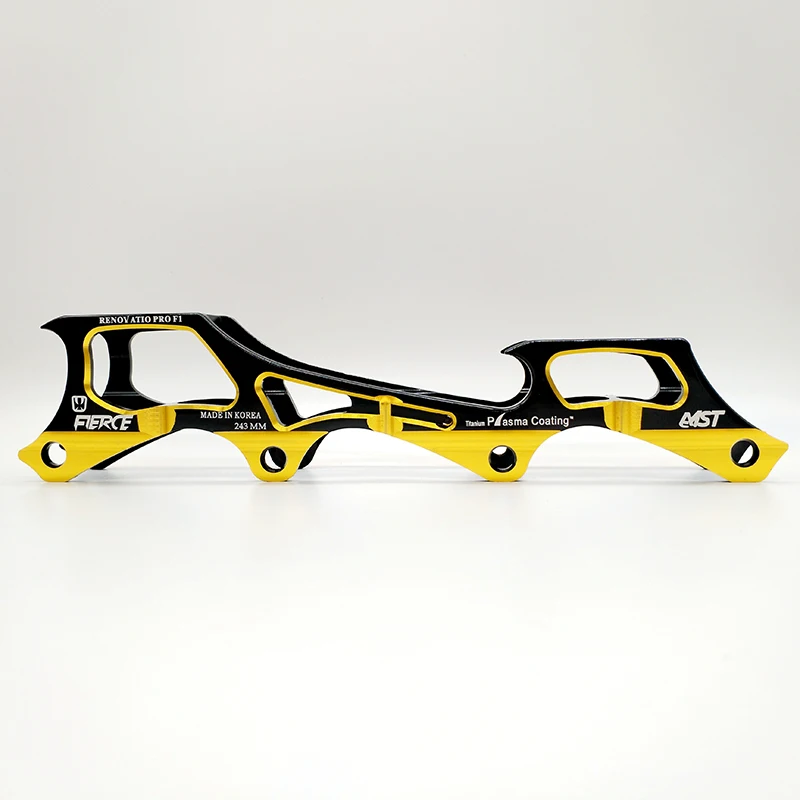 Inline skate frame rockered  219mm 231mm 243mm rocker frame