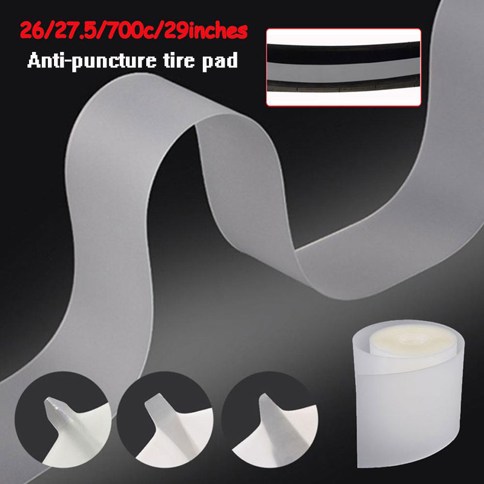 2pcsBicycle Tire Liner Schutz Pad Pannensichere MTB Mountainbike Reifen Stab Pad Anti-roll Innenrohr Reifen matte 700C