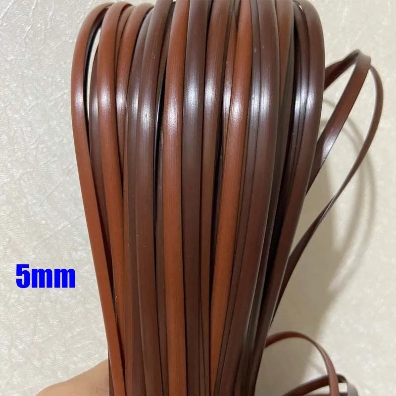 10 Meters Flat/Round Synthetic PE Rattan Material For Weaving Handmade DIY Chair Basket Table Vase Plastic Rope Furniture Repair