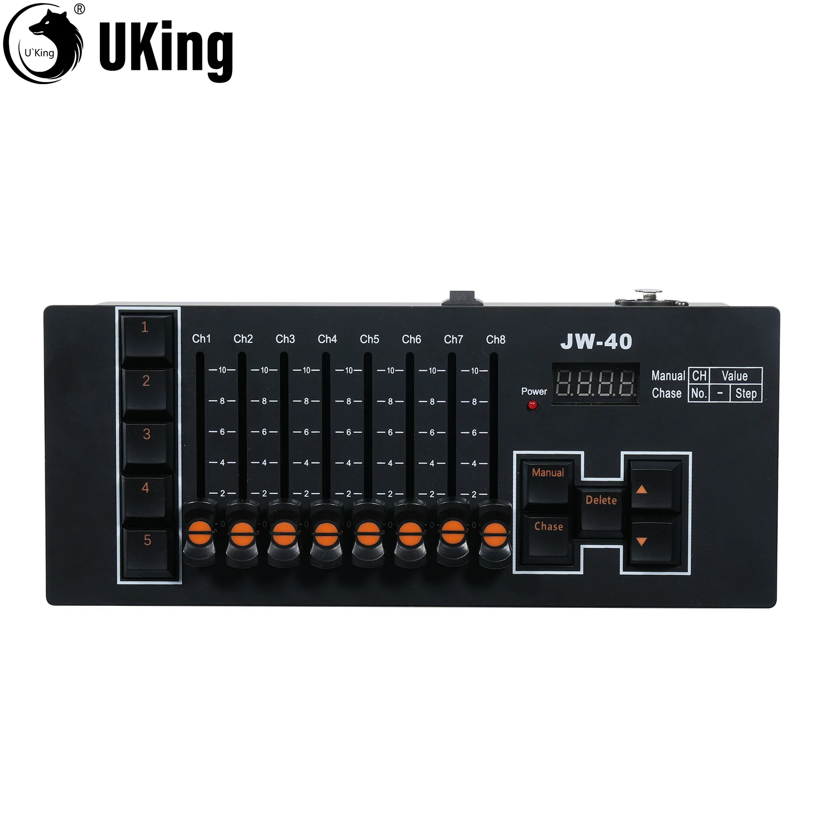 U'King Schwarz Mini Konsole DMX Controller Bühne Licht Controller Für Party DJ Disco Live Konzerte KTV Nachtclub