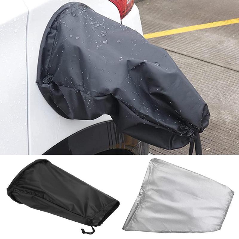 Cubierta de carga de vehículo eléctrico, cubierta de cargador EV para coche, puerto de cargador de coche eléctrico impermeable, cubierta de lluvia magnética para automóvil eléctrico