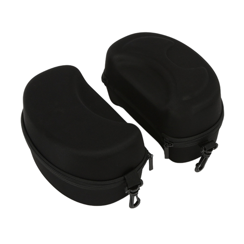 カラビナ付きスノーボード ゴーグル ケース スポーツ メガネ ケース、スノーボード ゴーグル ボックス EVA 保護ボックス スノー アイウェア用