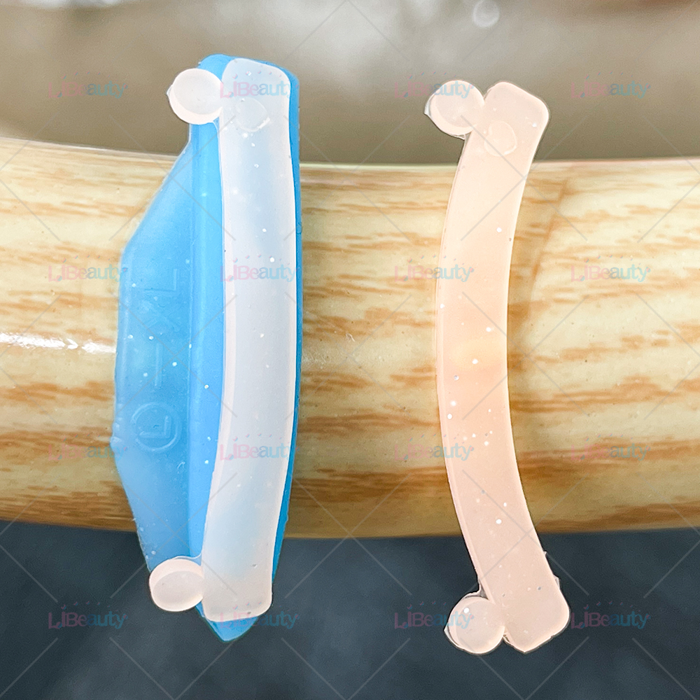 Libeauty 5 색 실리콘 속눈썹 막대 리본 소프트 컬러 풀 한 래쉬 리프트 리본 파마 다기능 속눈썹 리프팅 메이크업 도구
