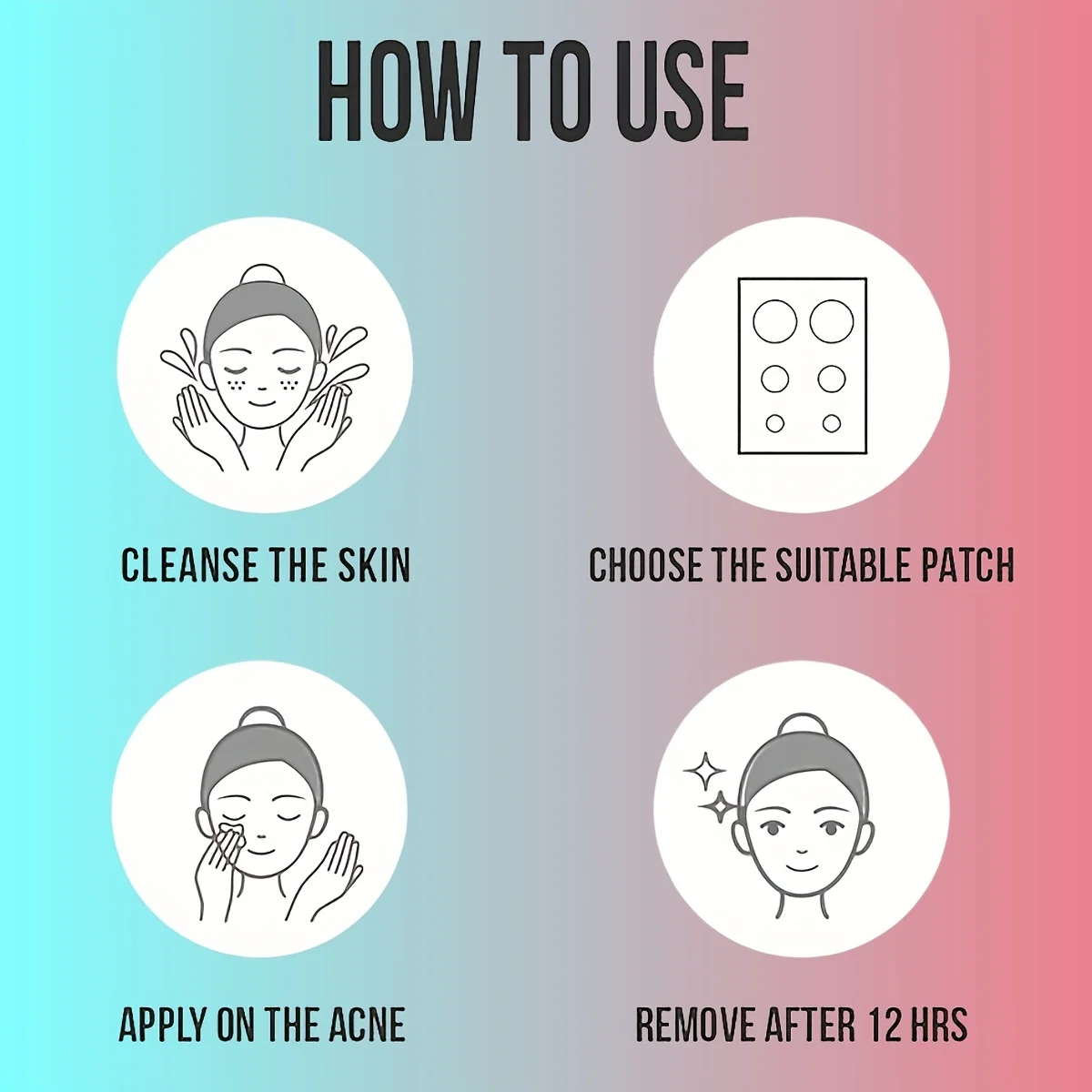 432 Colorful PE Pimple Patches Cute Star Shaped Pimple Cover Sticker Invisible Pimple Cover Removal Pimple Patch