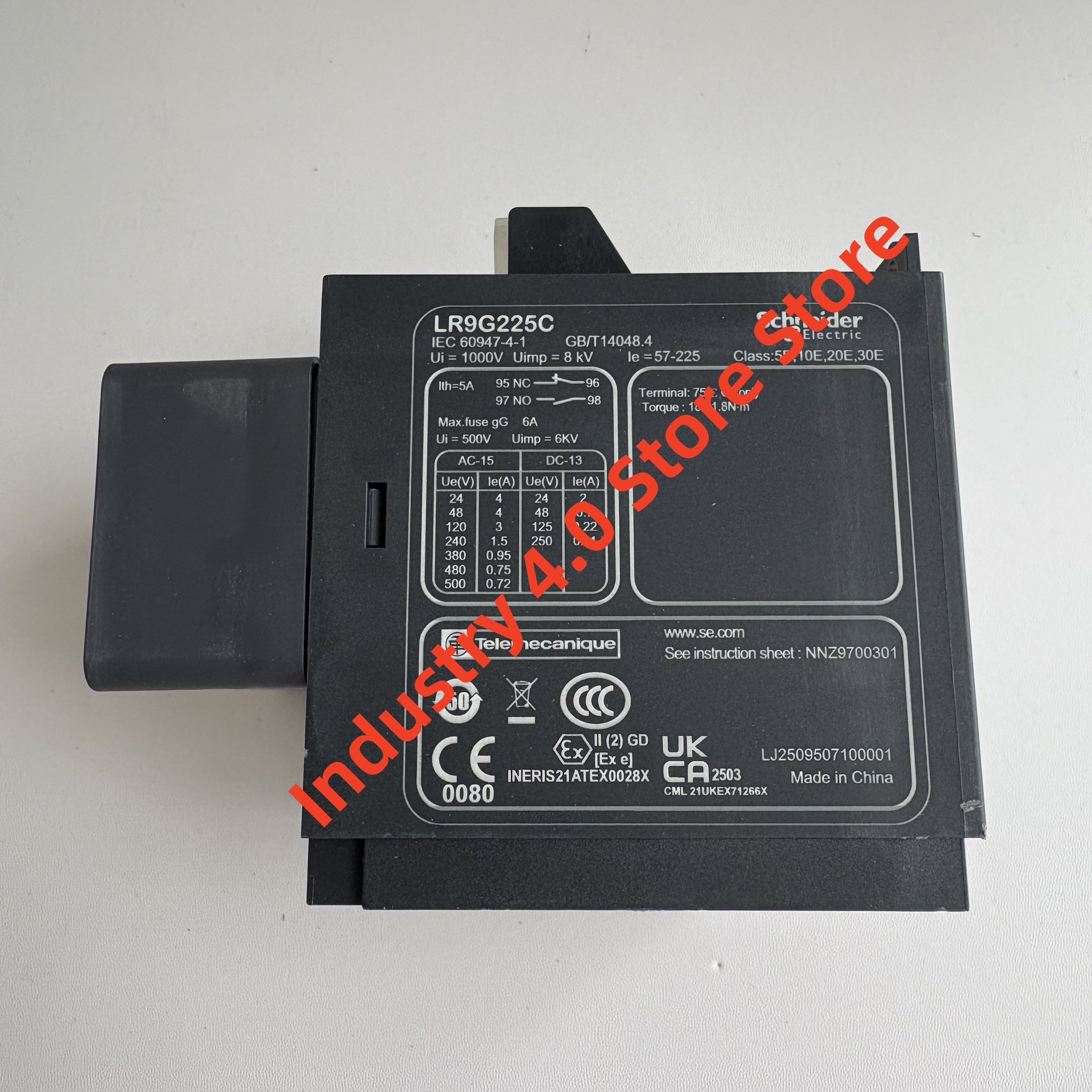Electronic overload relay LR9G225C 57-225A new original
