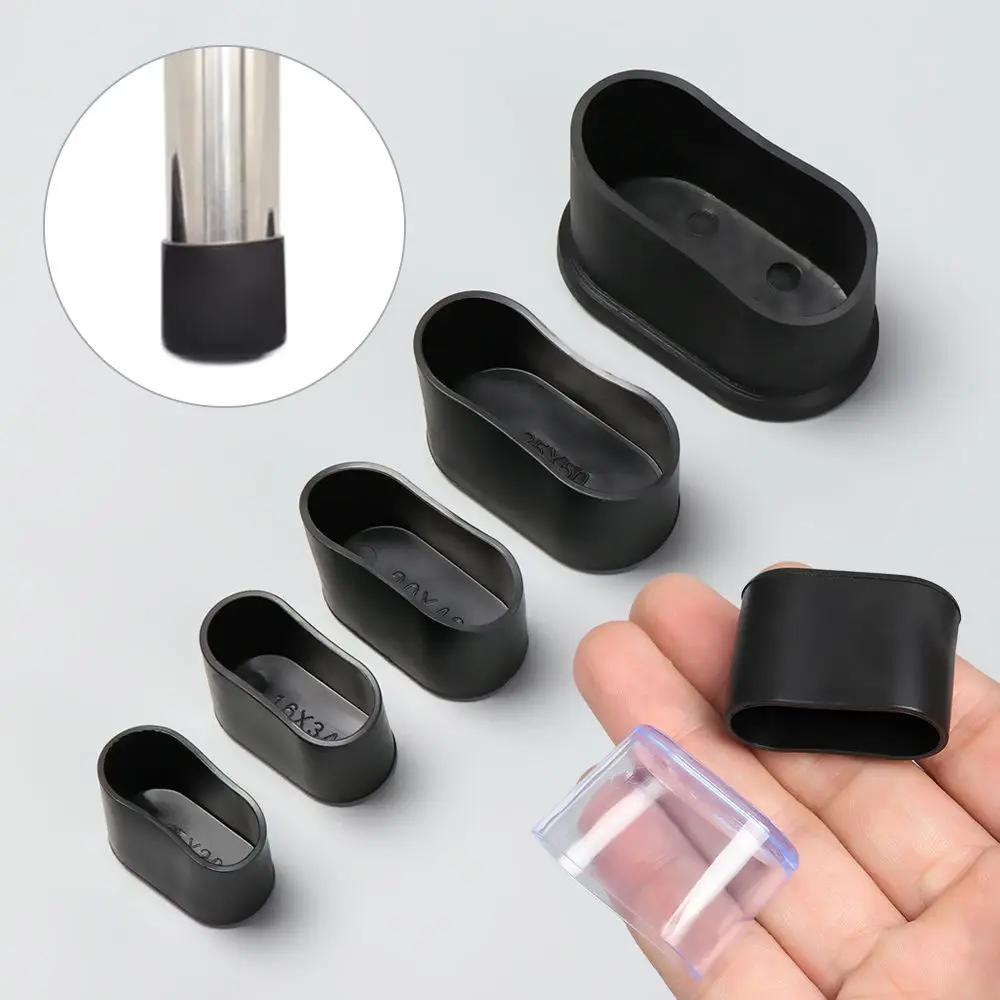 4 Mới Hình Bầu Dục Ghế Chân Mũ Đồ Chân Miếng Lót Silicon Chống Trơn Trượt Có Tầng Bảo Vệ Cốc Tất đồ Phụ Kiện
