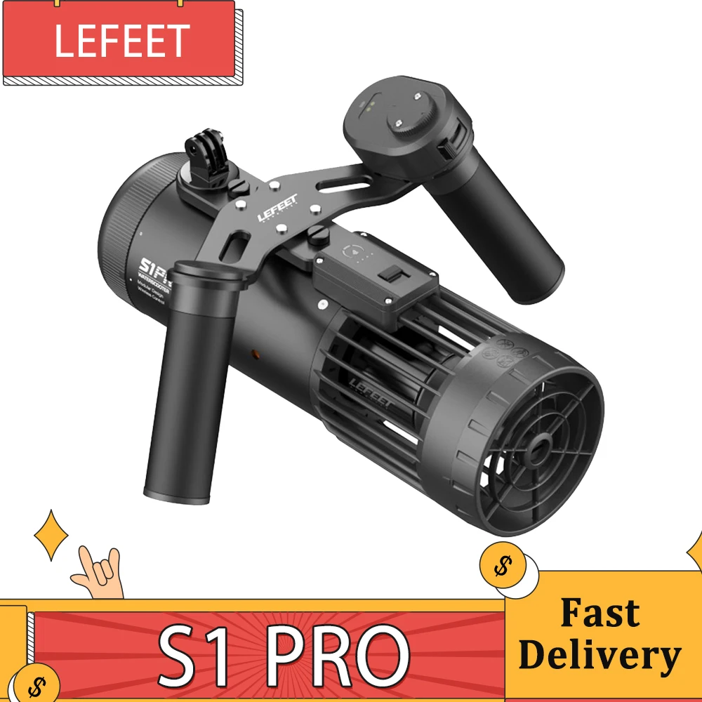 Lefeet S1 Pro Unterwasser Sea Scooter 4,2 Meilen pro Stunde elektrische Jet Ski Propeller Tauchen 40m Tauch motor Wasser Roller Schnorchel Ausrüstung