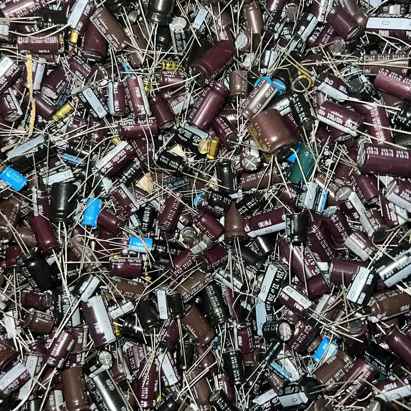 Condensador electrolítico mixto de 500 gramos por lote, venta para reparación de amantes DIY, paquete de componentes electrónicos, lectura antes de realizar el pedido