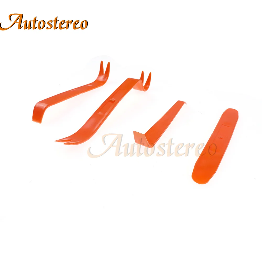 Herramienta de desmontaje portátil para coche, Panel embellecedor de extracción de Audio, tablero, reproductor de CD y DVD, desmontaje especial, Radio electrónica Android, 4 Uds.