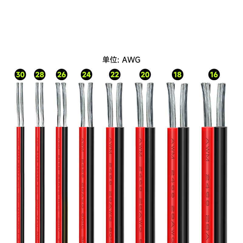 10m 2 Pin Electrical Wire Tinned Copper 16/18/20/22/24/26/28/30 AWG insulated PVC Extension LED Strip Cable Red Black Wire