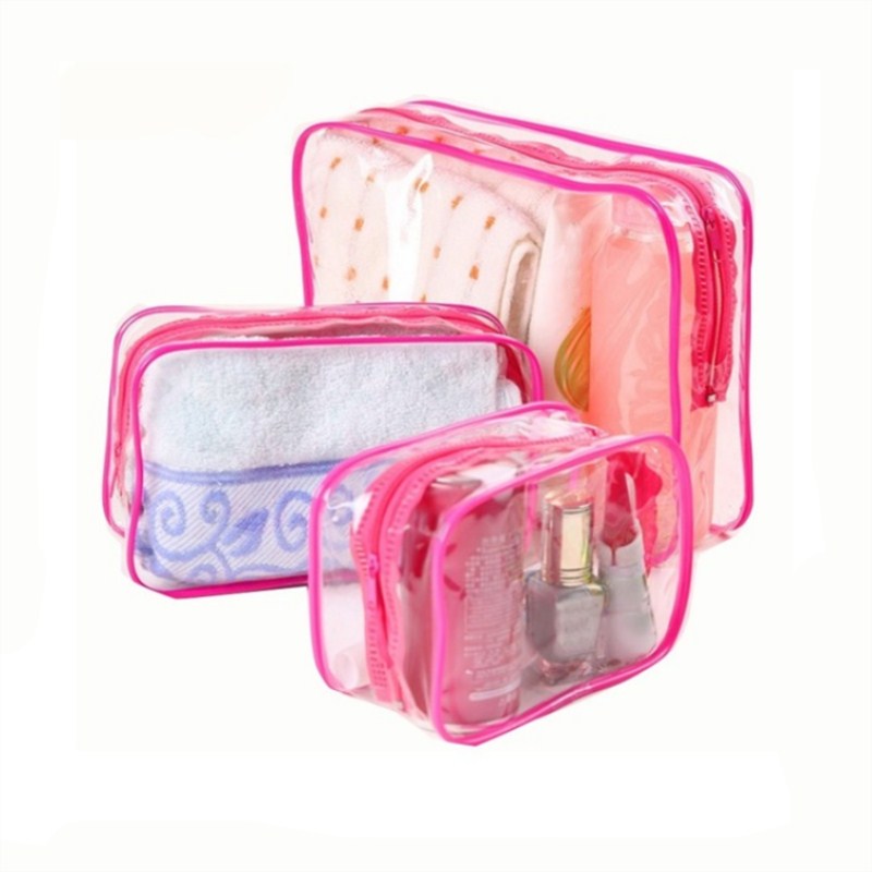 ว่ายน้ํากระเป๋าโปร่งใสกระเป๋าถือ Beach Pool Organizer สําหรับผู้หญิงกีฬาชุดว่ายน้ําเก็บกระเป๋ากันน้ํากระเป๋าโทรศัพท์