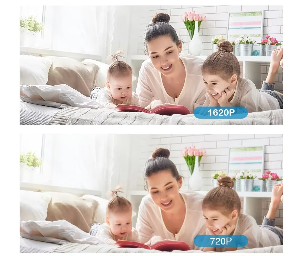 Telecamera IP Wifi YCC365 Plus Smart Home Auto Tracking 1620P Visione notturna completa Rete CCTV wireless Video Telecamera di sicurezza per bambini