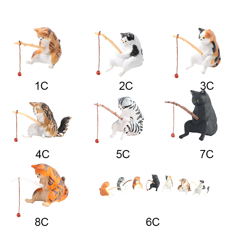 Décoration de pêche chaton, poisson de chaton, décoration de poisson précieux, décoration de chaton de pêche intensifié
