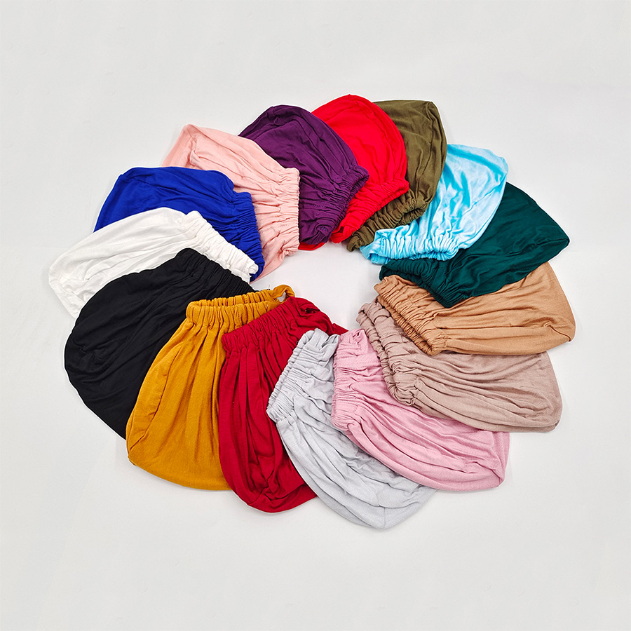 Nieuwe Zachte Modale Moslim Tulband Hoed Innerlijke Hijab Caps Islamitische Underscarf Motorkap India Hoeden Vrouwelijke Headwrap Turbante Mujer