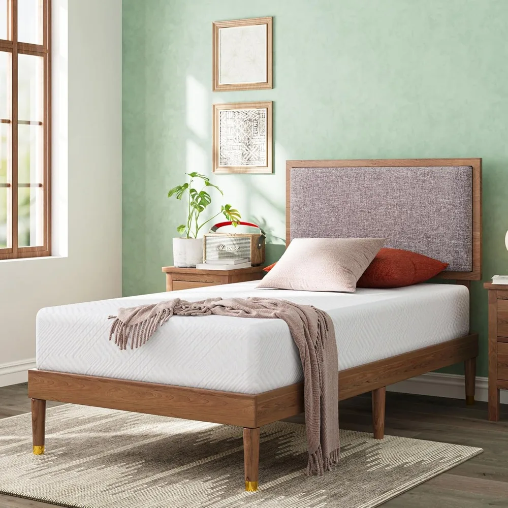Twin Mattress - 6 Inch Green Tea Memory Foam Mattress- Twin Mattress in a Box - CertiPUR-US Certified Fiberglass Free Mattress -
