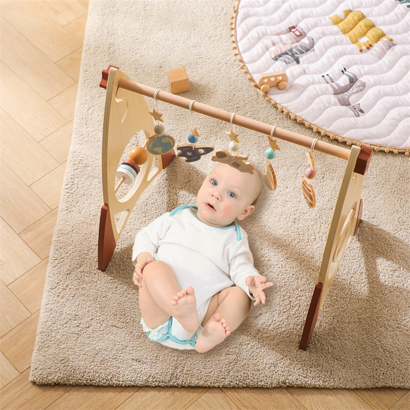 Modèle de Fusée de bug astique en Bois pour Bébé, Jouets Éducatifs Montessori pour Nouveau-né