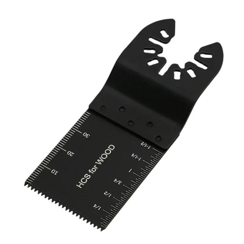 Hojas de sierra oscilantes, accesorios multiherramientas, hoja de sierra recta de acero rico en carbono, hojas de 34mm/45mm, herramientas manuales Diy, 1 ud.
