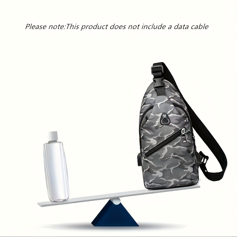 Bolsa de peito tipo estilingue estilo rua para homens e mulheres, bolsa de ombro elegante para deslocamento diário