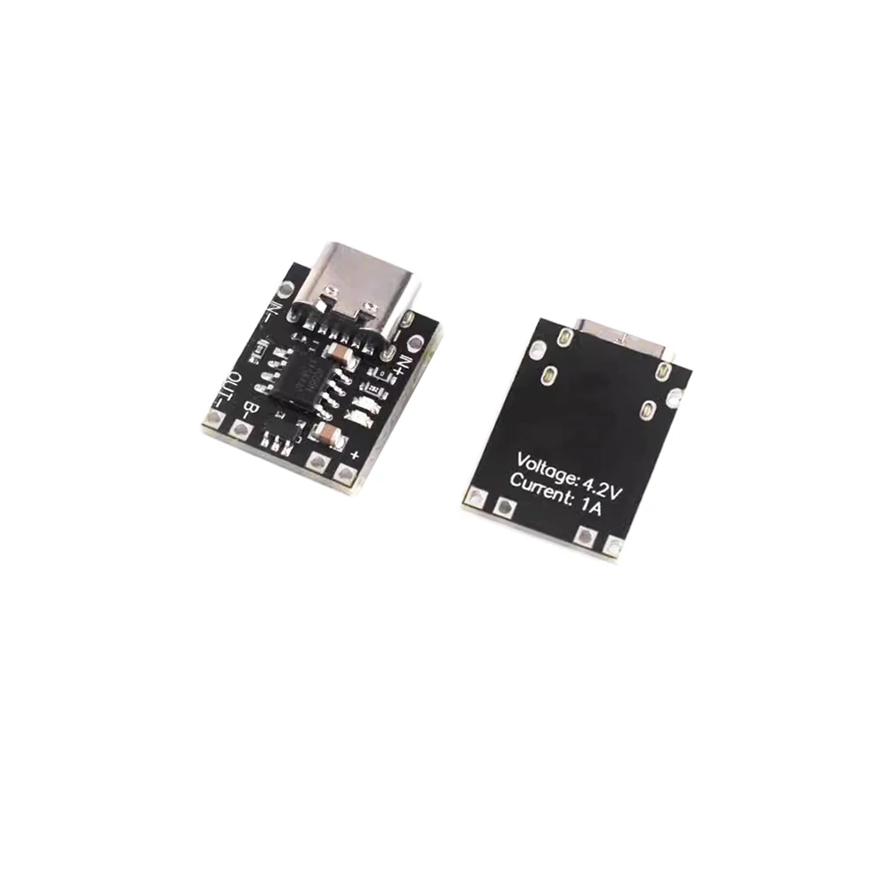 Ultra-Small Lithium Battery Charging Panel DC 5V 1A Ternary Lithium Battery 3.7V4.2V Charger Module Type-C Protection Board