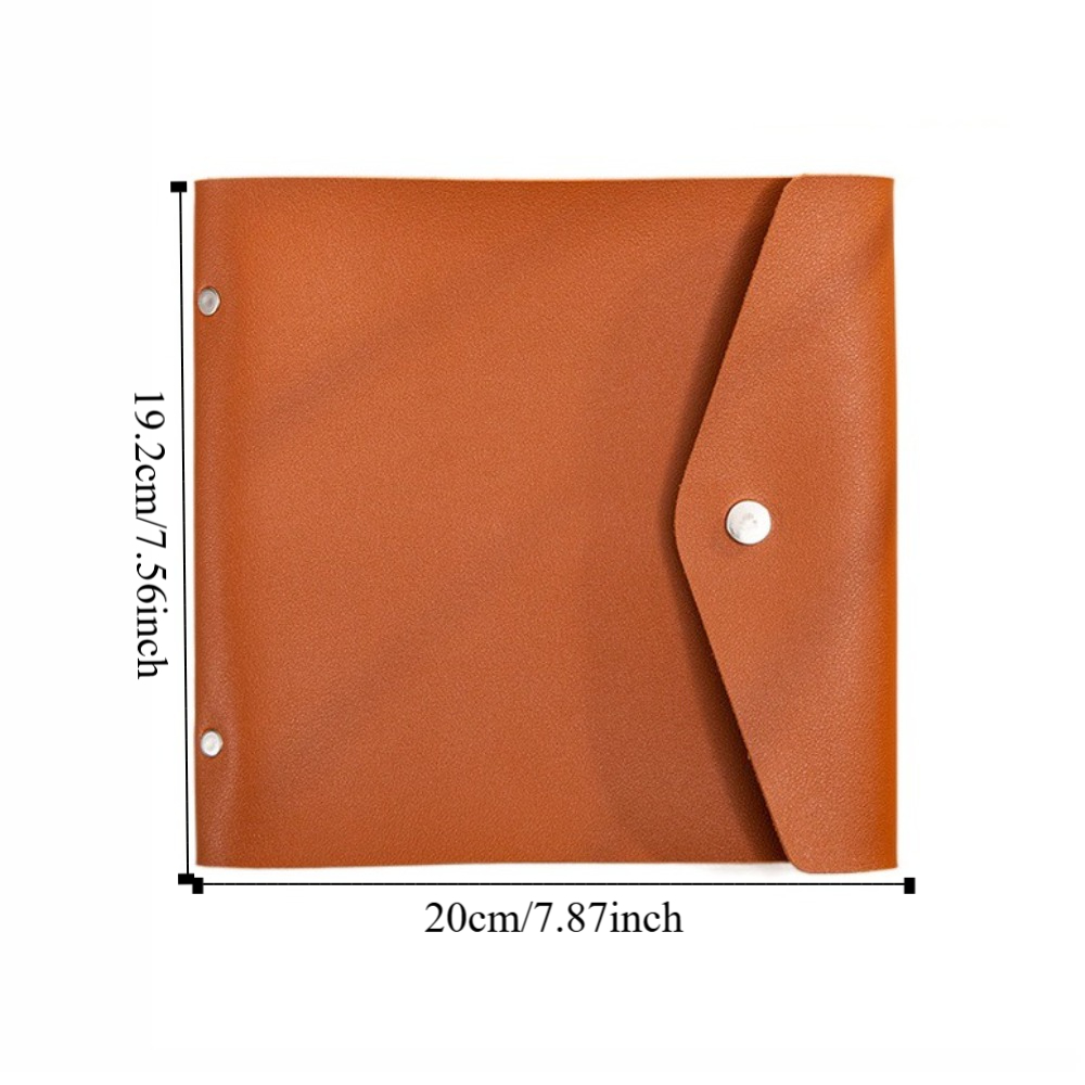 PU Leather Money Savings Challenge Simple Easy Cash Savings Binder Book Clear Portable Envelops Savings Challenges