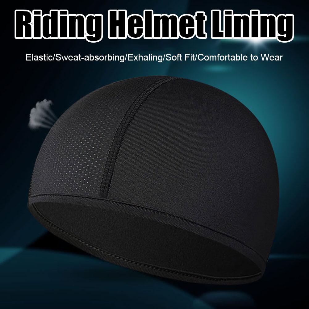 Breathable Motorcycle Helmet Inner Cap Cool Quick Dry Hat Racing Cap Helmet Beanie Helmets Hat Cap Motorcycle Accessories