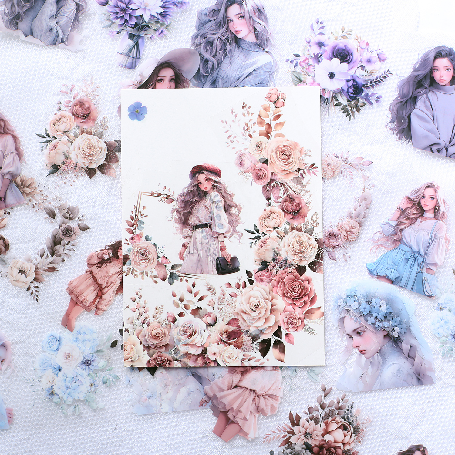 Journamm 70 ミリメートル * 2 メートルペットフラワーガールテープ DIY スクラップブッキング装飾フォトアルバムコラージュジャンクジャーナル材料プランナー美的テープ