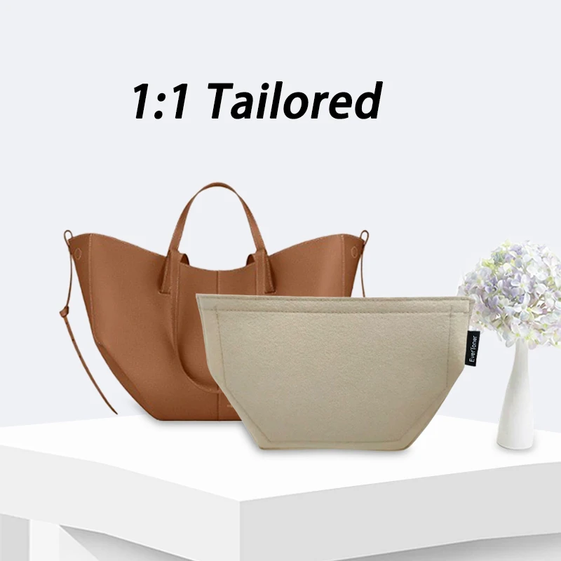 EverToner Felt Insert Bag For P-LENE C-me Liner Bag Felt Cloth Makeup Bag Support Travel Portable Insert Purse Organizer