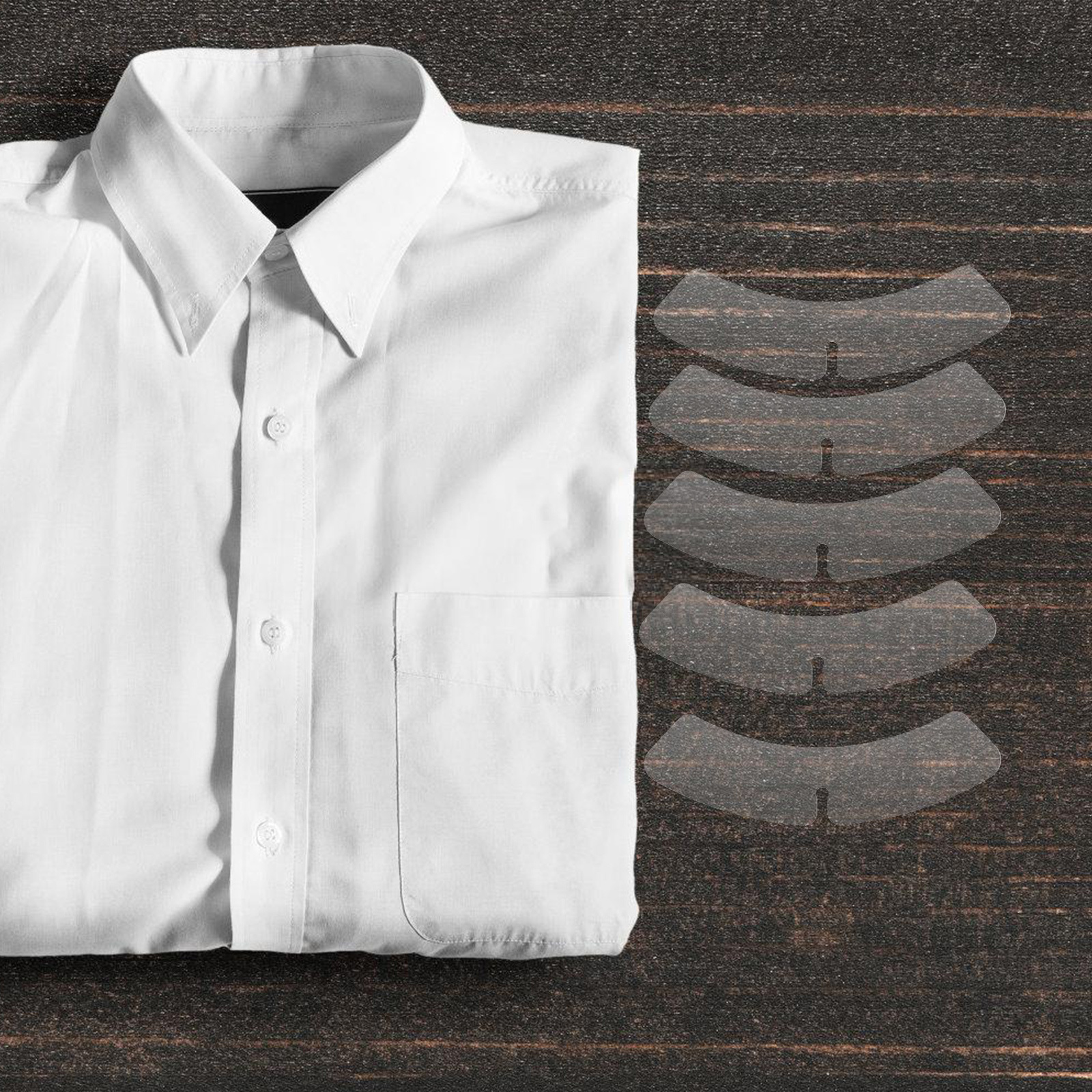 100 stks Shirt Blijft Plastic Ondersteunt Voor Mannen Netjes Ondersteuning Accessoires Kraag Ondersteuning Accessoires Heren Kraag Blijft