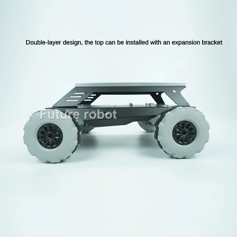 40–60 kg Last, RC-Tank, robustes Mecanum-Rad, omnidirektionaler Roboter, 12 V/24 V Motor, Metallgehäuse für Forschung, programmierbarer Roboter