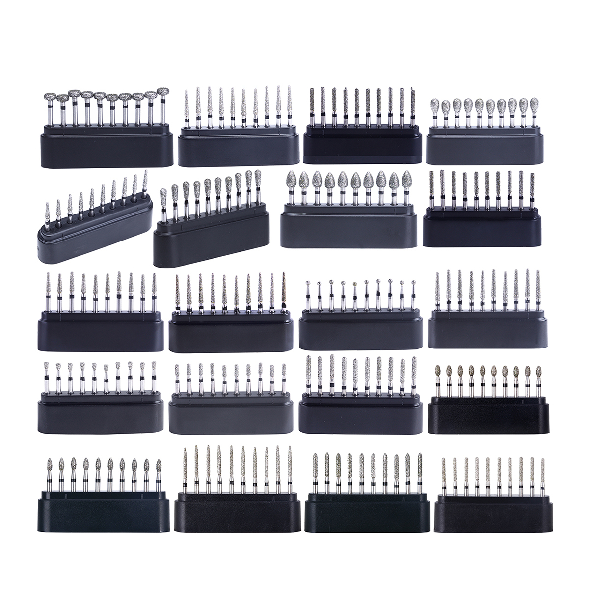 10 ピース/箱 Dia.1.6 ミリメートル歯科ダイヤモンドバリドリル高速ハンドピース研磨歯科医ツール