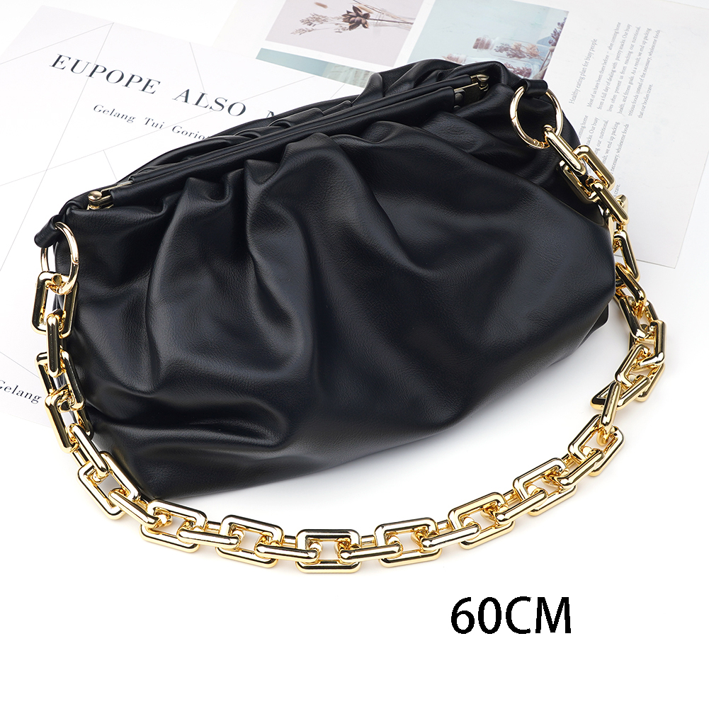40/60cm Golden Acrylic Purse Chain Strap Handbag Handles Diy Purse Replacement Chain For Shoulder Bag Strap Bag Accessories